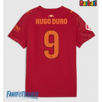 Valencia Hugo Duro #9 Tricou Fotbal Replică 2025-26 Barbati Deplasare
